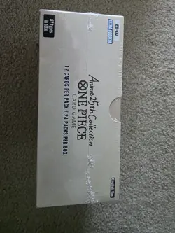 Bandai One Piece Card Game Anime 25th Collection EB-02 Booster Box English Luffy - Image 1