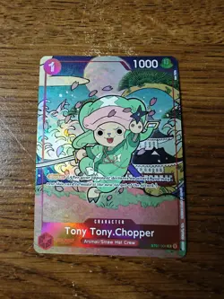 Tony Tony Chopper (1st Anniversary English) One Piece ST01-006 Promo Card - Image 1
