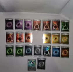 Pokemon TCG 2024-2025 Basic Energy Holo LOT of 22 Cards Excellent - Image 2