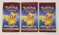 Lot of 3 Pokemon McDonald's 2022 TCG Match Battle Promo Cards Packs Sealed NEW - Image 1