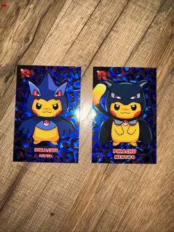 Pikachu Lugia Pikachu Mewtwo Pokemon Card - Image 1