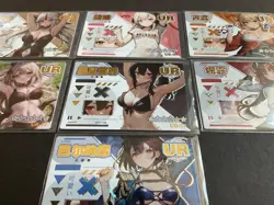 Group of Beautiful Women #2 - UR Card Lot - 7 Cards! - Goddess Story - GOBW Foil - Image 1