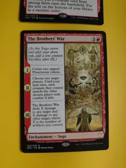 Industrial Advancement NCC & The Brother's War BRC Enchantment red MTG 2 Card. - Image 2
