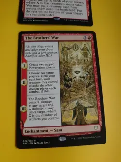 Industrial Advancement NCC & The Brother's War BRC Enchantment red MTG 2 Card. - Image 3