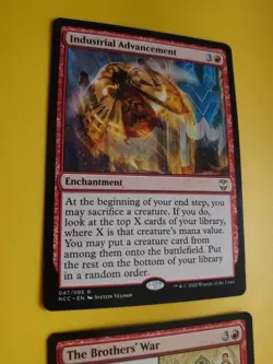 Industrial Advancement NCC & The Brother's War BRC Enchantment red MTG 2 Card. - Image 5