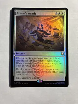 Avatar's Wrath - Avatar: The Last Airbender Foil MTG Plus Bonus Rare!!! - Image 1