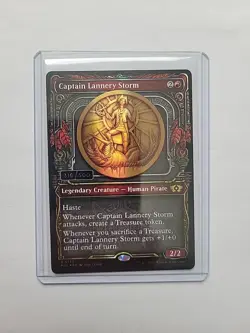 MTG - Captain Lannery Storm Serialized Foil (316/500) MUL Rare #0150 - Image 1