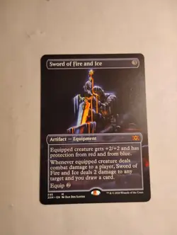 Sword of Fire and Ice (Borderless) Double Masters Regular - Image 1