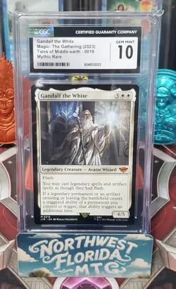 Graded MTG - CGC Gem Mint 10 - LOTR: Tales of Middle Earth - Gandalf the White - Image 1
