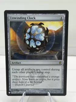Unwinding Clock - Magic The Gathering New Phyrexia - Lightly Played Regular - Image 1