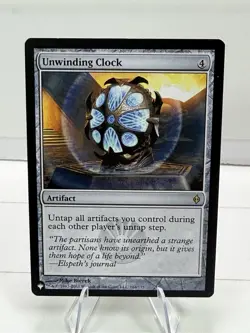 Unwinding Clock - Magic The Gathering New Phyrexia - Lightly Played Regular - Image 3