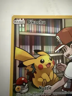 2019 POKEMON SUN & MOON COSMIC ECLIPSE SECRET #241 FULL ART/PIKACHU NM RARE - Image 3