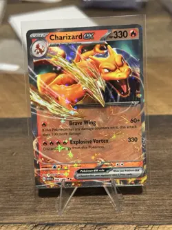 Charizard ex 006/165 Pokemon TCG 151 Ultra Rare Holo Mint Pack Fresh - Image 1