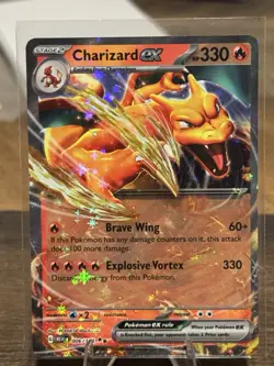 Charizard ex 006/165 Pokemon TCG 151 Ultra Rare Holo Mint Pack Fresh - Image 2