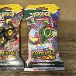 Pokemon TCG Evolving Skies Sleeved Booster Pack - Set Of Two Packs - Image 3