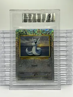 2002 Pokemon Legendary Collection Dratini Reverse Foil #72 BGS 9 - Image 1