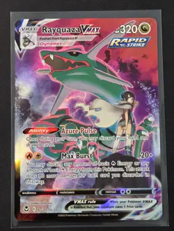 Pokemon Rayquaza VMAX TG20/TG30 Sword & Shield Silver Tempest Trainer Gallery NM - Image 1