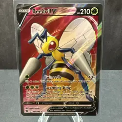 Beedrill V Full Art 160/189 Ultra Rare Holo Pokemon SWSH10 Astral Radiance NM - Image 1