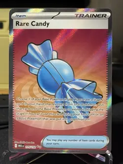 Pokemon TCG Rare Candy 175/132 Ultra Rare Holo Me01: Mega Evolution - Image 1