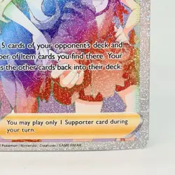 Miss Fortune Sisters 209/196 Full Art Rainbow Rare Pokemon TCG Lost Origin NM - Image 4