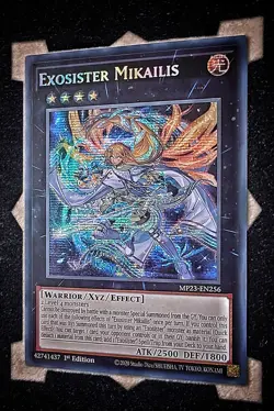 Exosister Mikailis MP23-EN256 Prismatic Secret Rare 1st Edition Yugioh - Image 1