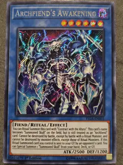 Archfiend's Awakening FIGA-EN031 Fists of the Gadgets 1st Edition LP - Image 1