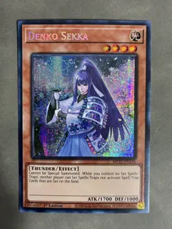 YU-GI-OH! TCG DENKO SEKKA MP25-EN136 HOLO 1ST ED HOLO - Image 1