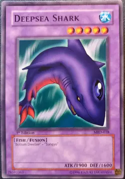 Yu-Gi-Oh! Deepsea Shark - Metal Raiders - Vintage NM NEVER PLAYED 2002 - Image 1