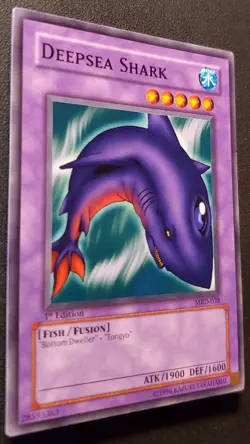 Yu-Gi-Oh! Deepsea Shark - Metal Raiders - Vintage NM NEVER PLAYED 2002 - Image 2