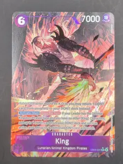 One Piece The Azure Seas Seven OP14 King EB04-031 Alt Art Eng - Image 1