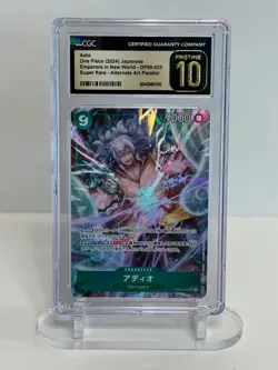 Adio (Parallel) OP09-023 Emperors in the New World Foil JPN - One Piece Alt Art - Image 1