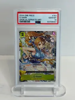 O-Nami (Alternate Art) OP06-101 Wings of the Captain Foil One Piece Nami - Image 1