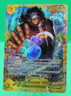Barhtolomew Kuma OP12-119 Secret Rare Foil One Piece TCG LOTM English Mint - Image 1