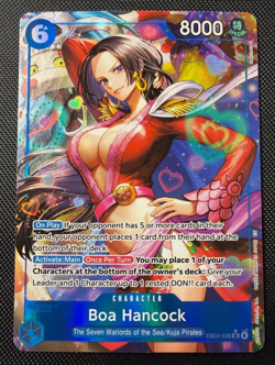 Boa Hancock Alternate Art EB03-026 Extra Booster One Piece Heroines Edition NM - Image 1