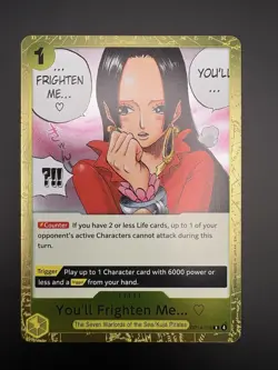You’ll Frighten Me… OP14-118 R | One Piece TCG: The Azure Sea’s Seven — Foil NM - Image 2