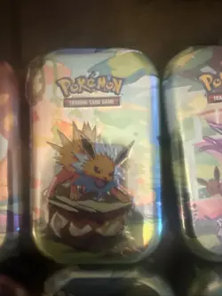 Pokemon Cards TCG Scarlet & Violet Prismatic Evolutions Mini Tin Lot 16 Total - Image 3
