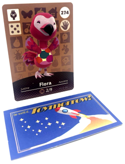 Animal Crossing Nintendo Amiibo - FLORA #274 - Series 3 Authentic Card - Image 1