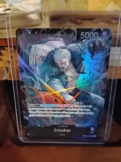 One Piece Card Game TCG OP02-093 L Smoker Bandai Made in Japan Anime - Image 1