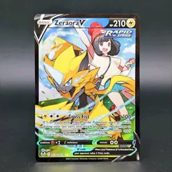 Zeraora V TG16/TG30 Silver Tempest Trainer Gallery Holo Pokemon Card - NM - Image 1