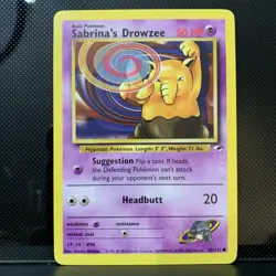 Pokemon TCG Gym Heroes Sabrina's Drowzee Card 092/132 Regular Atsuko Nishida - Image 1