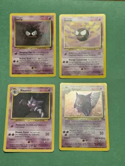Gengar Pokemon Card TCG 5/62 Fossil Set Holo Rare 1999 WOTC 80 HP Gastly Haunter - Image 1