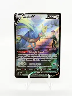 Pokemon TCG Astral Radiance Zacian v Trainer Gallery Holo Card TG21/TG30 NM - Image 3