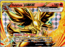 Delphox BREAK 14/124 Fates Collide Pokemon Card TCG Nintendo Ultra Rare Holo - Image 1