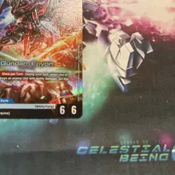 Gundam Card Game - Dual Impact - Gundam Epyon LR GD02-002 - Near Mint Foil - Image 5