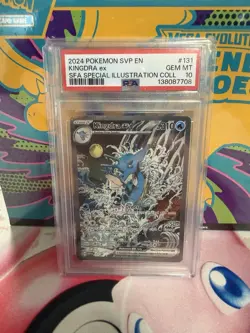Kingdra Ex #131 Pokemon Card - Svp Black Star Promo - PSA 10 - Image 1