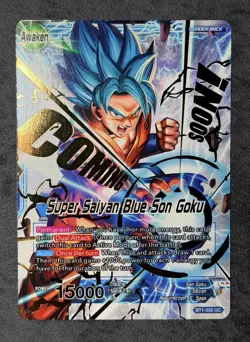 DRAGON BALL SUPER TCG SAIYAN GOKU "COMING SOON" PROMO 1ST EVER DBS CARD! GRAIL - Image 1