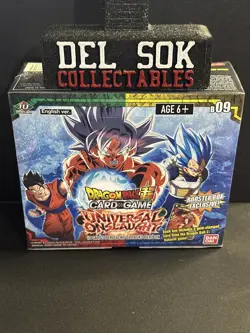 Dragon Ball Super Card Game Universal Onslaught Booster Box Factory Sealed + PR - Image 1
