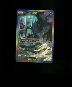 FAN-ART READ DESCRIPTION BELOW HOLO Darkrai Card Darkrai Pokemon Card p1 - Image 1