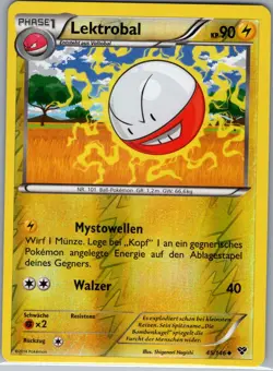 Lektrobal 45/146 Reverse Holo XY Base Set - Pokemon Card - NM - Image 1