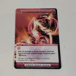 Chaotic TCG Card Song of Fury Mugic Rare Dawn of Perim DOP - Image 1